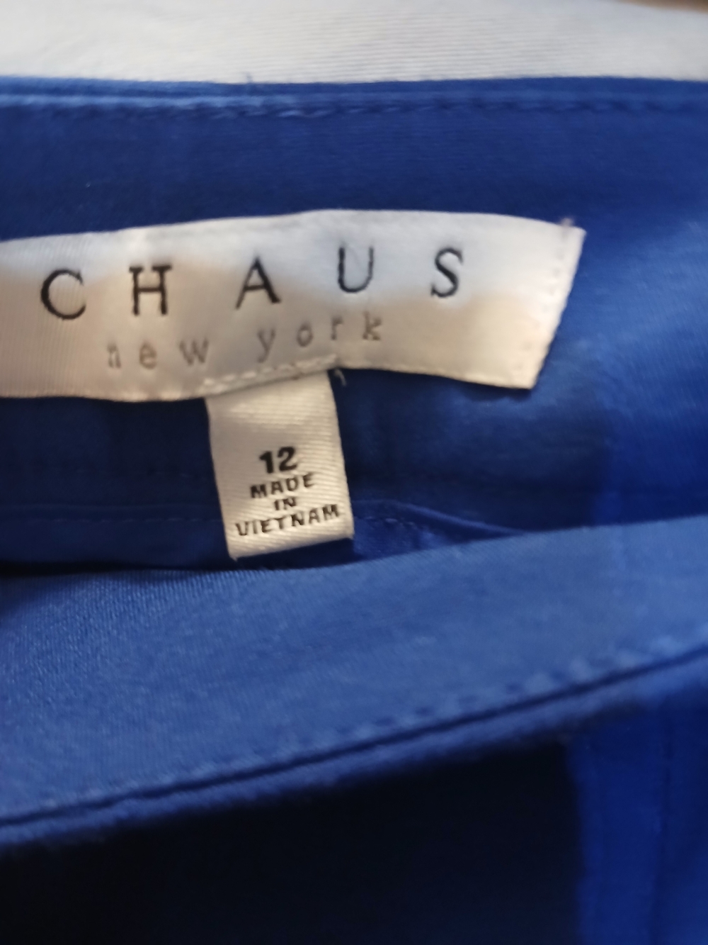 Chaus Royal Blue Women's Trousers - Picture 2 of 2